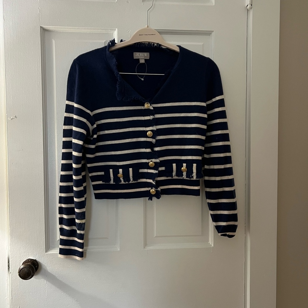 J. Crew Cashmere Sweater in Deep Navy